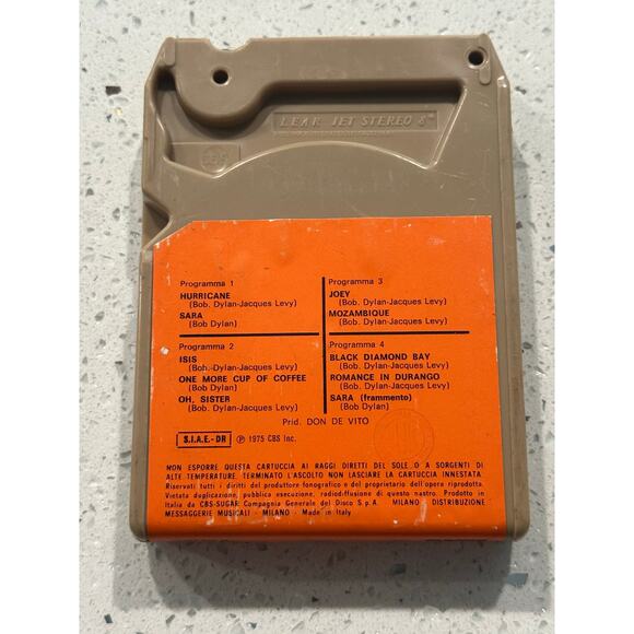BOB DYLAN - DESIRE - 8-Track Tape  CBS 86003 1975 - Picture 2 of 3